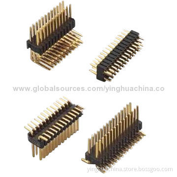 Pin Headers, 1.27 x 2.54mm, Straight/Right Angle/SMT/Dual-row/Dual-insulator, H2.54mm Connector